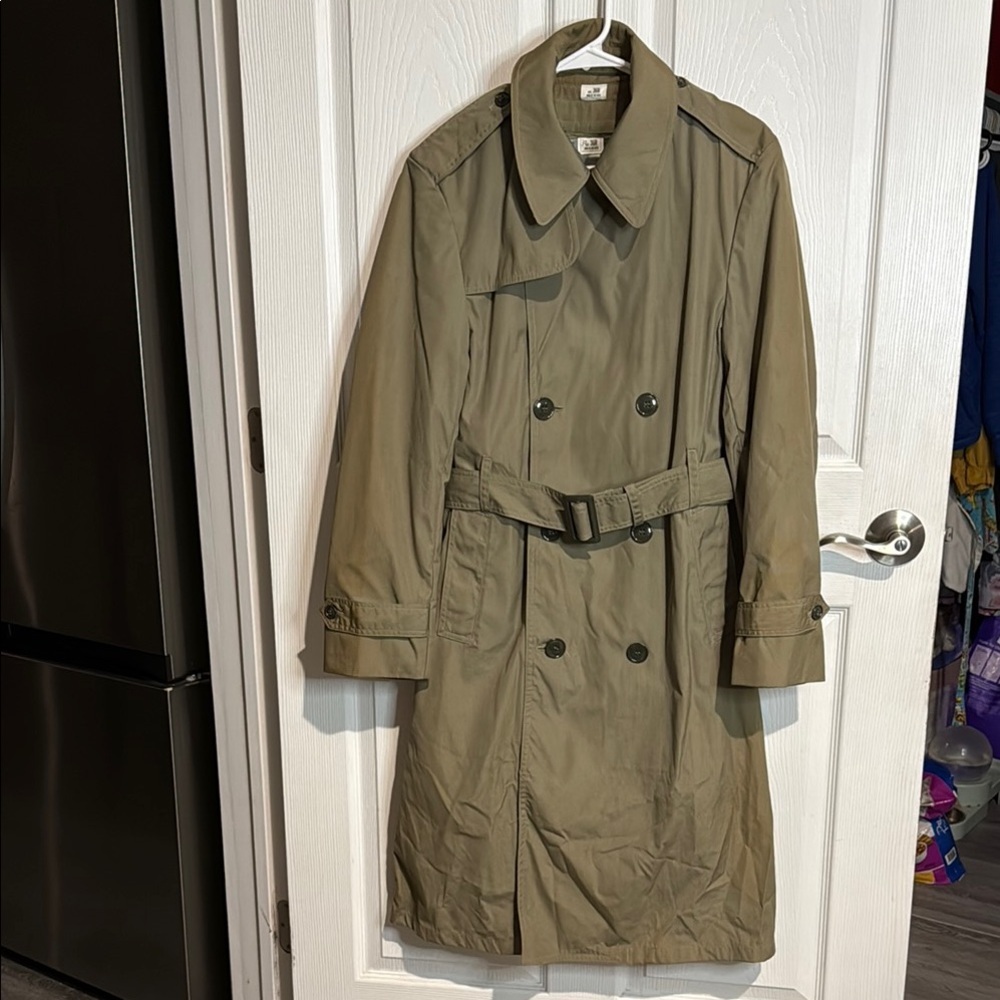 1992 USMC Trench Coat With Removable Liner